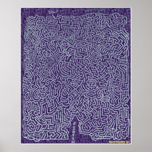 Poster Le Labyrinthe (Devant)