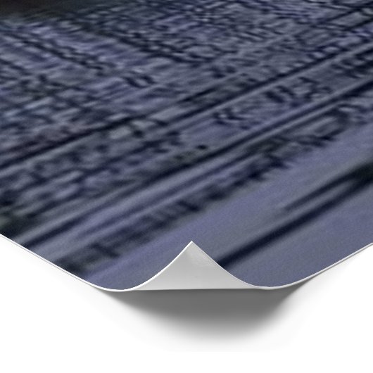 Poster Le Lac Avant L'Aube (Coin)