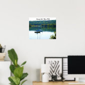 POSTER LE LAC CAYUGA EN AUTOMNE (Bureau à domicile)