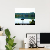 POSTER LE LAC CAYUGA EN AUTOMNE (Bureau à domicile)