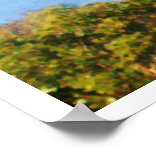 POSTER LE LAC CAYUGA EN AUTOMNE (Coin)