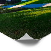 Poster Le lac de Côme Bellagio Walkway Italie (Coin)