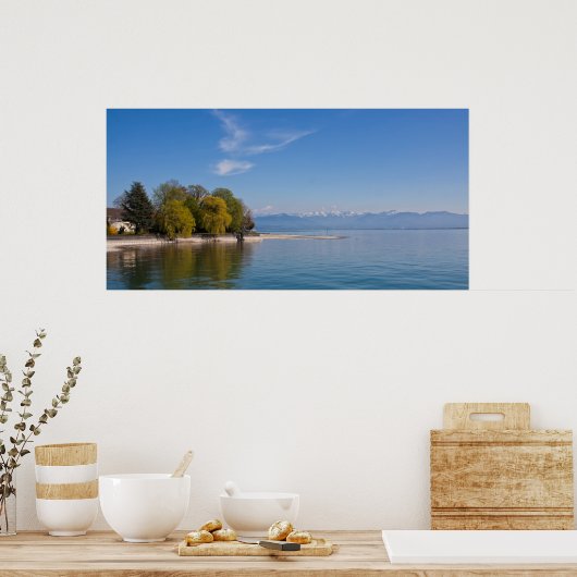 Poster Le lac de Constance (Cuisine)