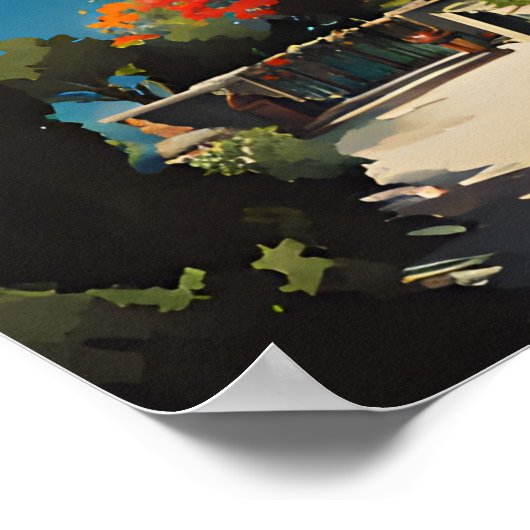 Poster Le lac de Garde (Coin)