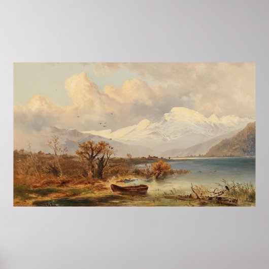 Poster Le lac de Haider – Emil Barbarini (Devant)