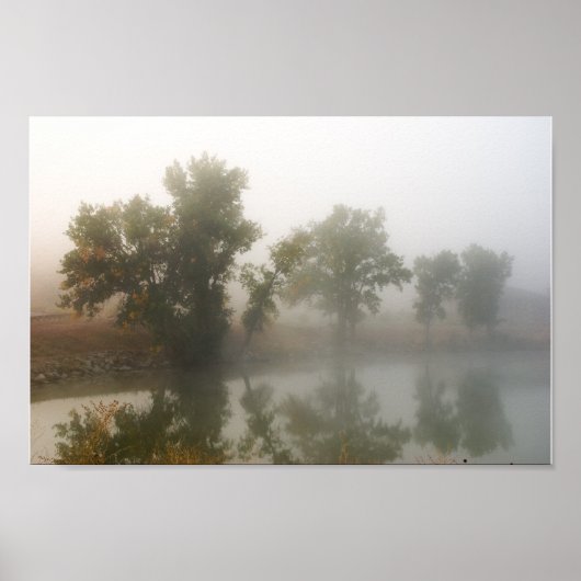 Poster Le lac de l'Ombre dans le Mist (Devant)