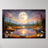 Poster Le Lac de Rêve Enchanté (Devant)