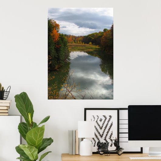 Poster Le lac de Treman (Bureau à domicile)