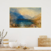 Poster Le lac de Zug Joseph Mallord William Turner (Cuisine)