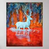 Poster Le lac en feu (Devant)