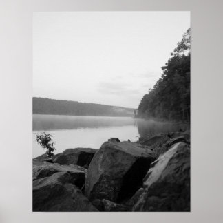 Poster Le lac et la brume