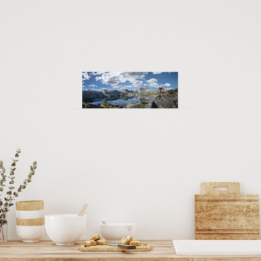 Poster Le lac Garnet et le pic Banner - sentier John Muir (Cuisine)