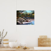 Poster Le lac George New York Paradise Bay (Cuisine)