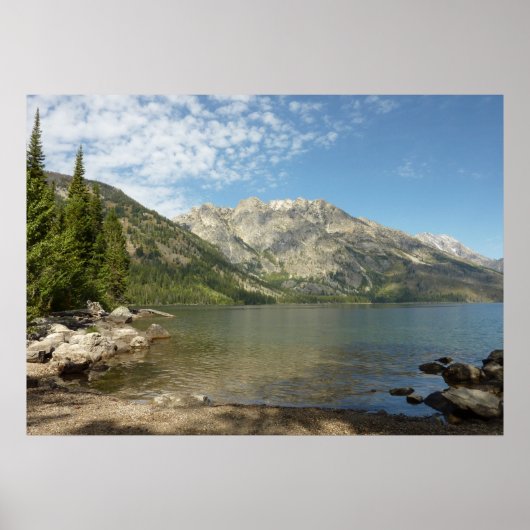 Poster Le lac Jenny dans le parc national de Grand Teton (Devant)
