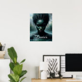 Poster Le lac Lanier Esprit d'eau afro-américain (Bureau à domicile)