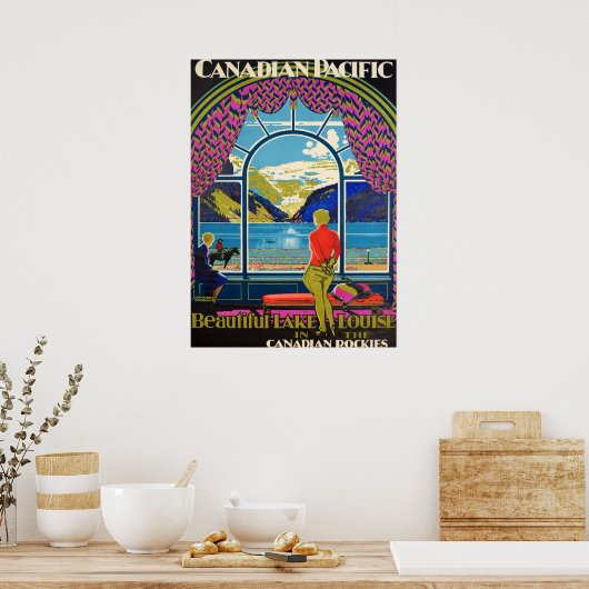 POSTER LE LAC LOUISE (Cuisine)