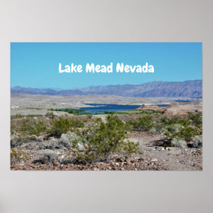Poster Le lac Mead Nevada