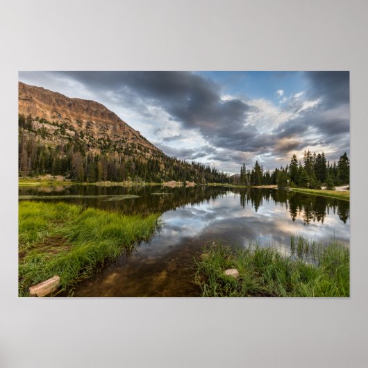 Poster Le lac Moosehorn dans l'Utah (Devant)
