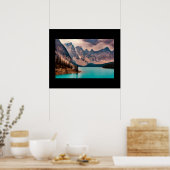 Poster Le lac Moraine Parc national Banff (Cuisine)