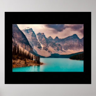 Poster Le lac Moraine Parc national Banff