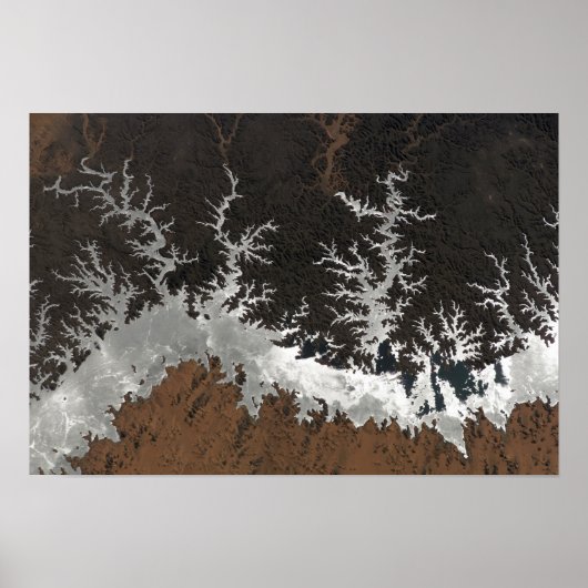 Poster Le lac Nasser en Égypte (Devant)