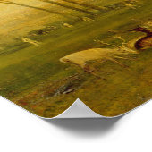 Poster Le lac, Petworth : Coucher de soleil, Combats des (Coin)