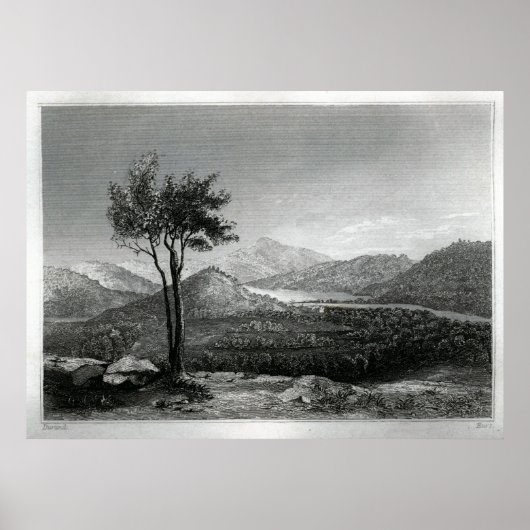 Poster Le lac Schroon (Devant)