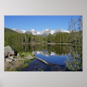 Poster Le lac Sprague II du parc national Rocky Mountain