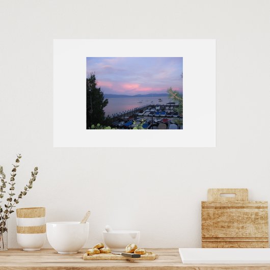 Poster Le lac Tahoe (Cuisine)