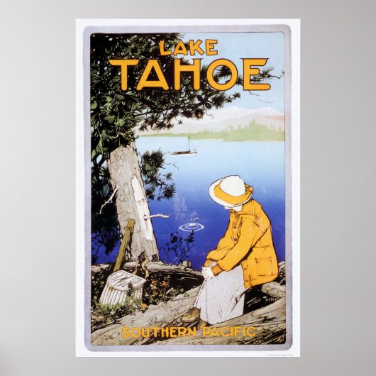 Poster Le lac Tahoe (Devant)