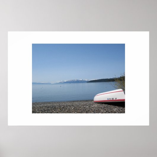 Poster Le lac Tahoe (Devant)