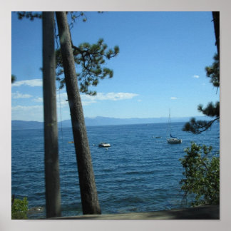 Poster Le lac Tahoe