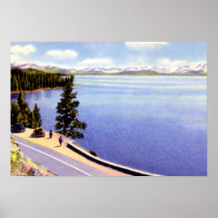 Poster Le lac Tahoe la Californie