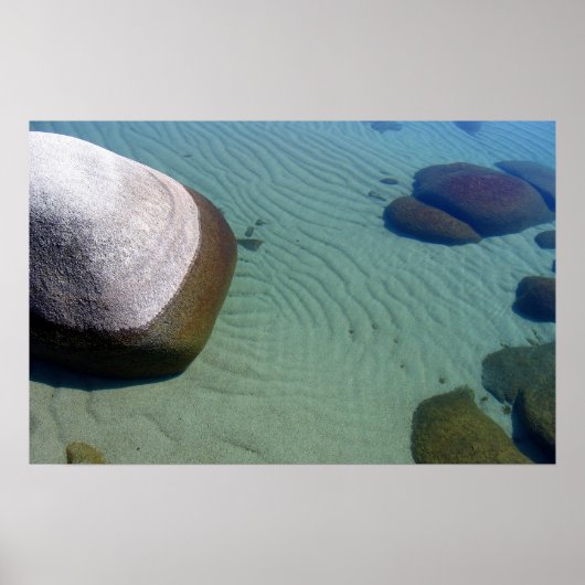 Poster Le Lac Tahoe Les Ondes De Sable (Devant)