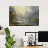 Poster Le lac Tahoe par Bierstadt (Bureau à domicile)