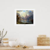 Poster Le lac Tahoe peinture Nevada art par Albert Bierst (Cuisine)