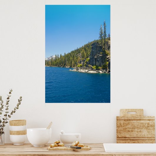 Poster Le lac Tahoe West Shore (Cuisine)