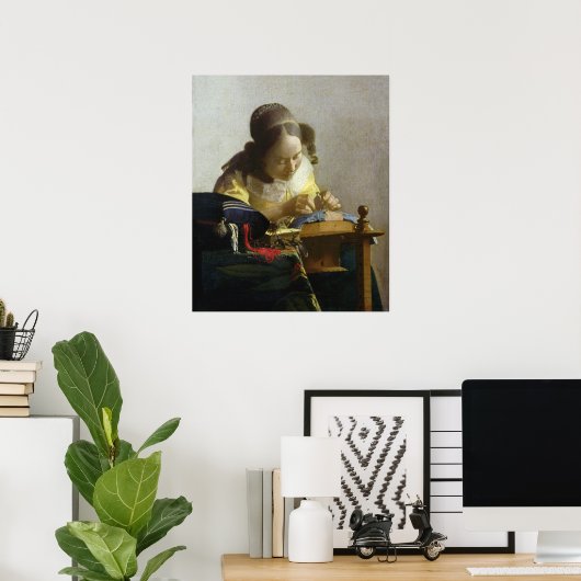 Poster Le Lacemaker, 1669-70 (Bureau à domicile)