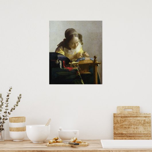 Poster Le Lacemaker, 1669-70 (Cuisine)