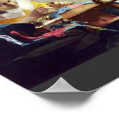 Poster Le Lacemaker, Français La Dentelière, De Vermeer (Coin)