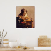 Poster Le Lacemaker par Johannes Vermeer (Cuisine)