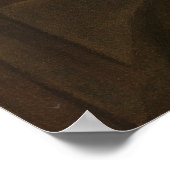 Poster Le Lacemaker — Portrait Vermeer (Coin)