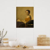 Poster Le Lacemaker — Portrait Vermeer (Cuisine)