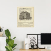 Poster Le Lakeside Building, Chicago (Bureau à domicile)