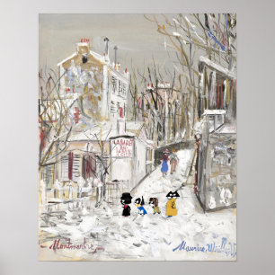 Poster Le Lapin Agile es Ses Habitues