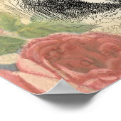 Poster Le lapin blanc Alice au pays des merveilles (Coin)