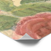 Poster Le lapin blanc Alice au pays des merveilles (Coin)