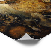 Poster Le lapin Brown (Coin)