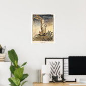 Poster Le lapin de velours, Printemps (Bureau à domicile)