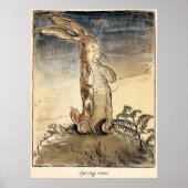 Poster Le Lapin de velours, Printemps (Devant)